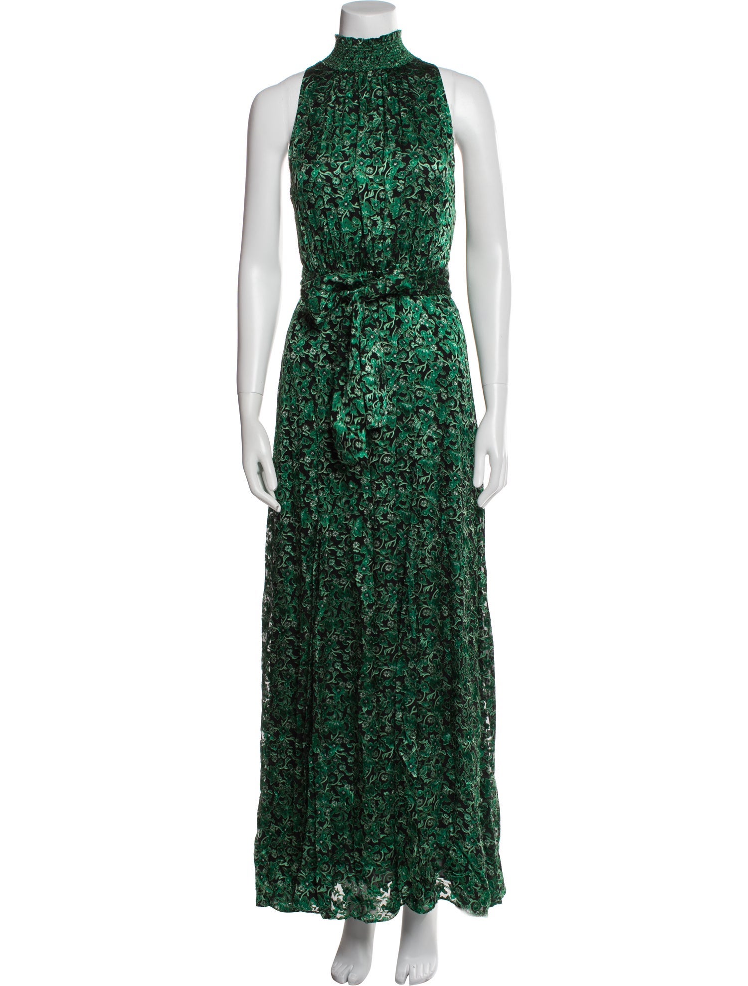 Alice + Olivia Floral Print Long Dress w/ Tags