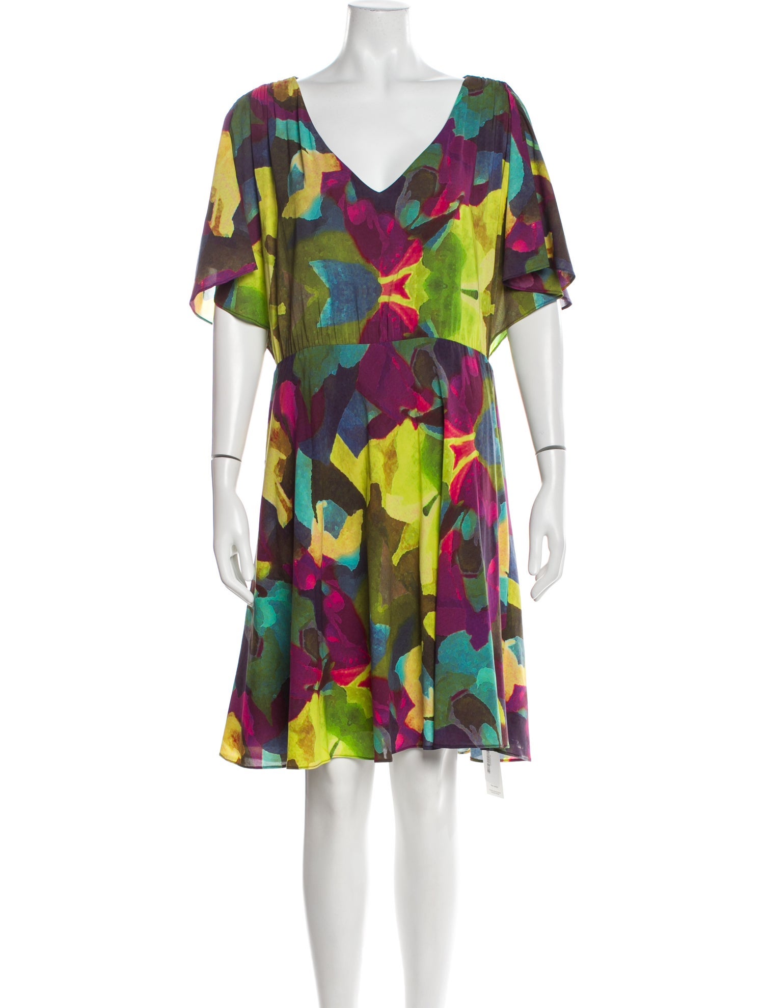 Alice + Olivia Silk Mini Dress