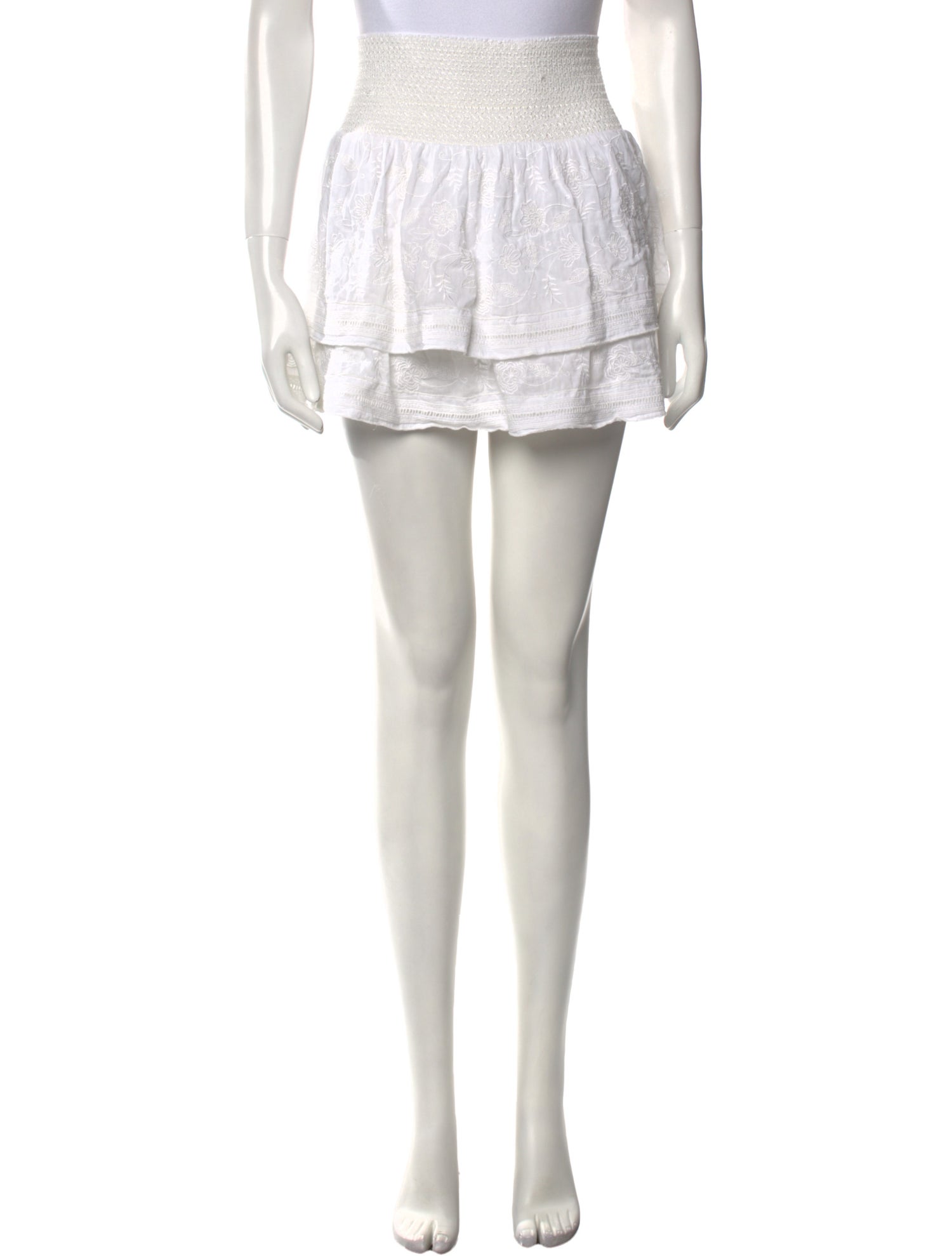 Alice + Olivia Floral Print Mini Skirt