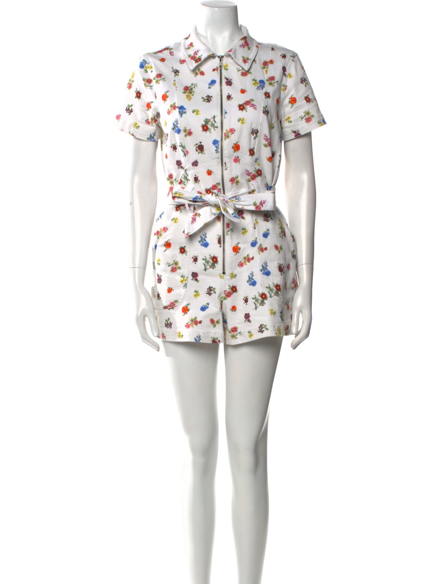 Alice + Olivia Floral Print Romper