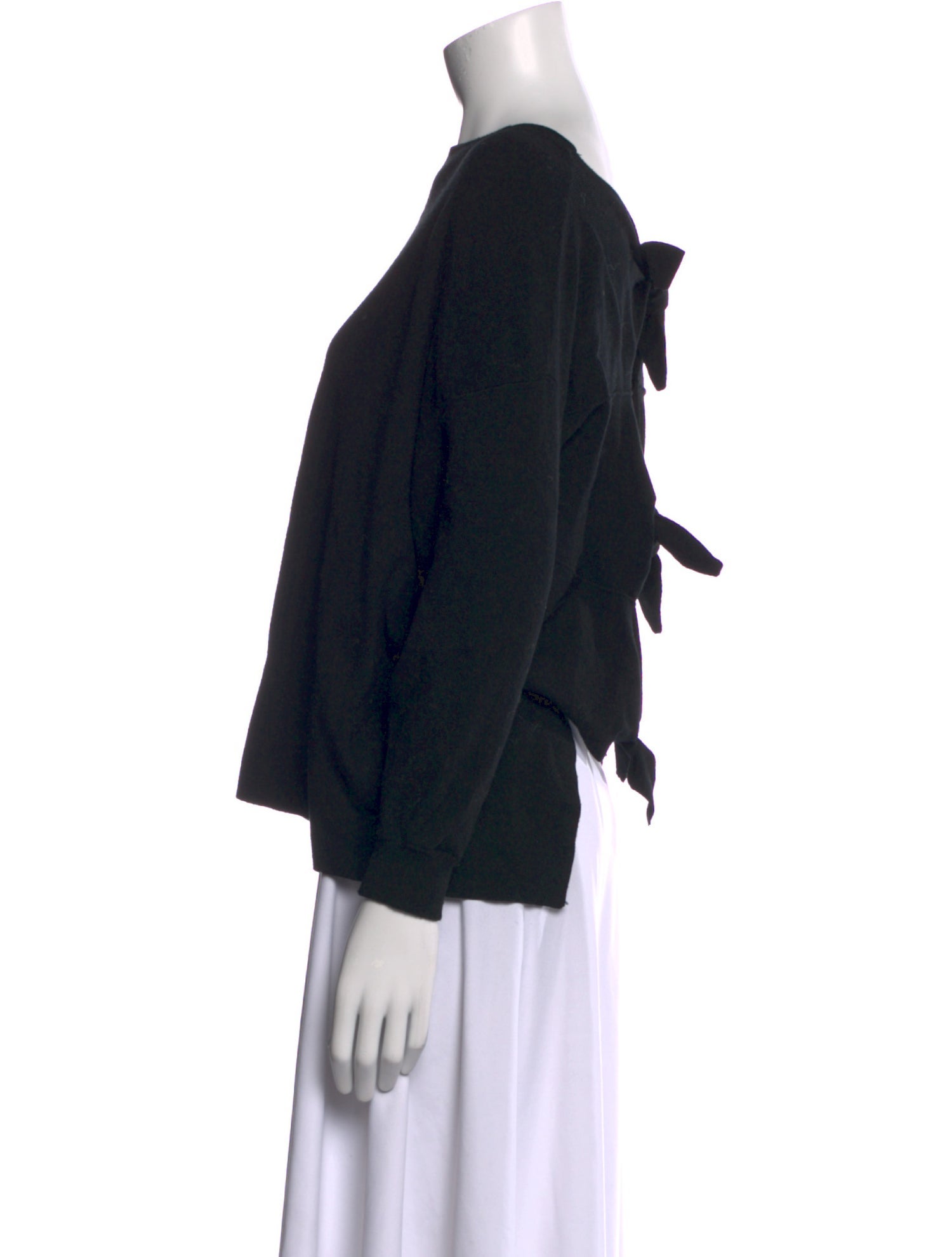 Alice + Olivia Bateau Neckline Long Sleeve Top