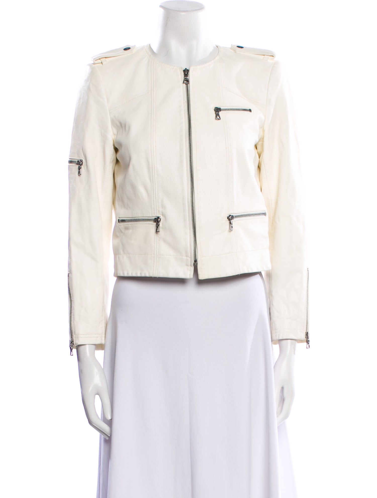 Alice + Olivia Leather Biker Jacket