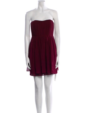 Alice + Olivia Silk Mini Dress