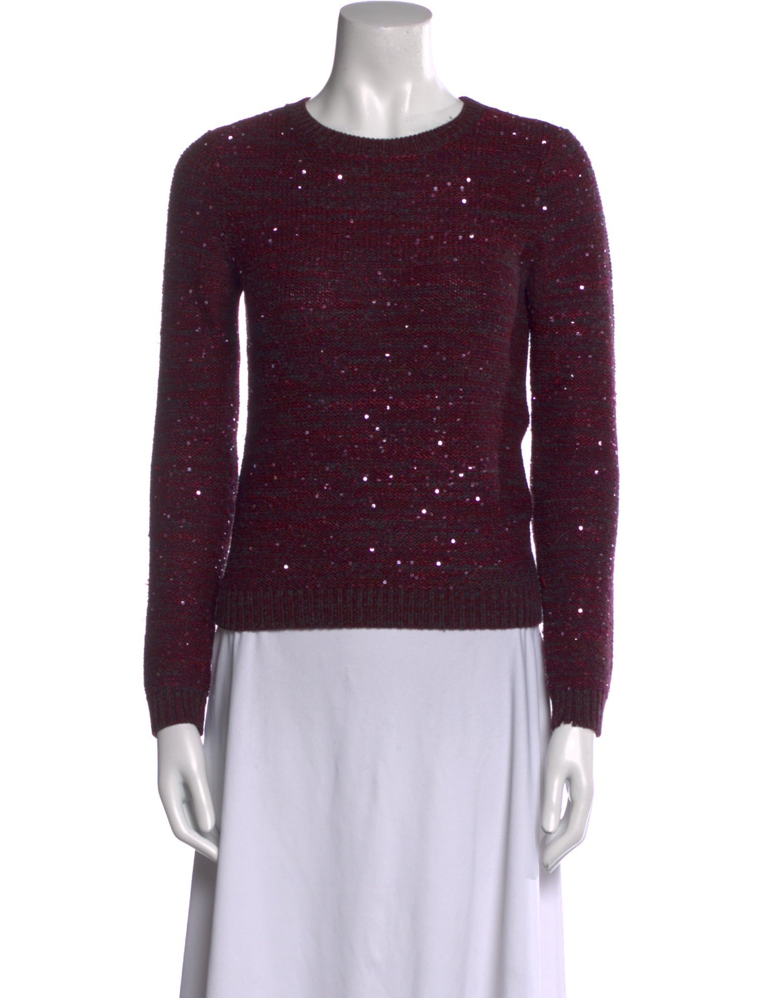 Alice + Olivia Wool Crew Neck Sweater