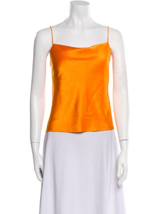 Alice + Olivia Square Neckline Sleeveless Crop Top