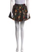 Alice + Olivia Floral Print Mini Skirt