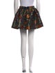 Alice + Olivia Floral Print Mini Skirt