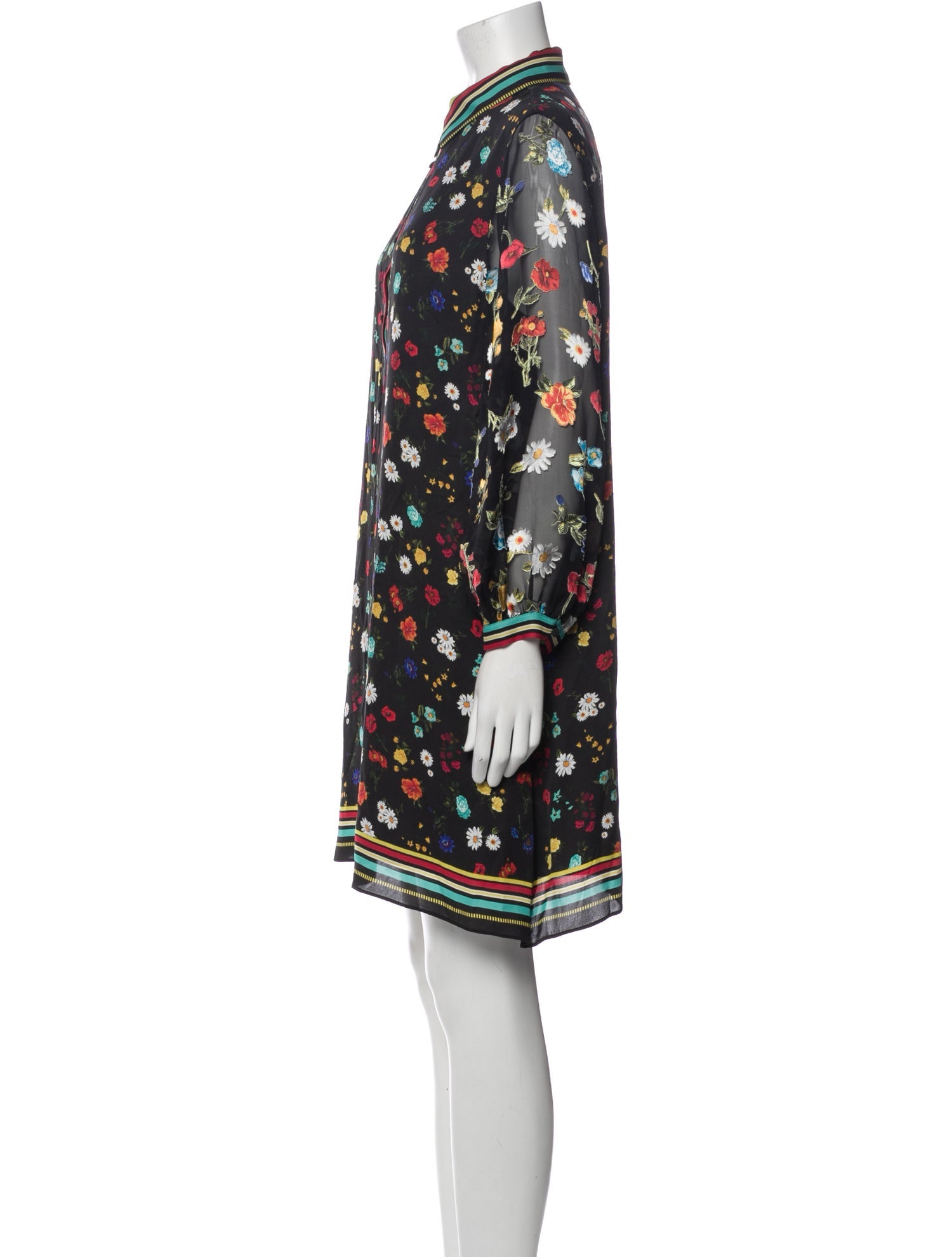 Alice + Olivia Floral Print Mini Dress