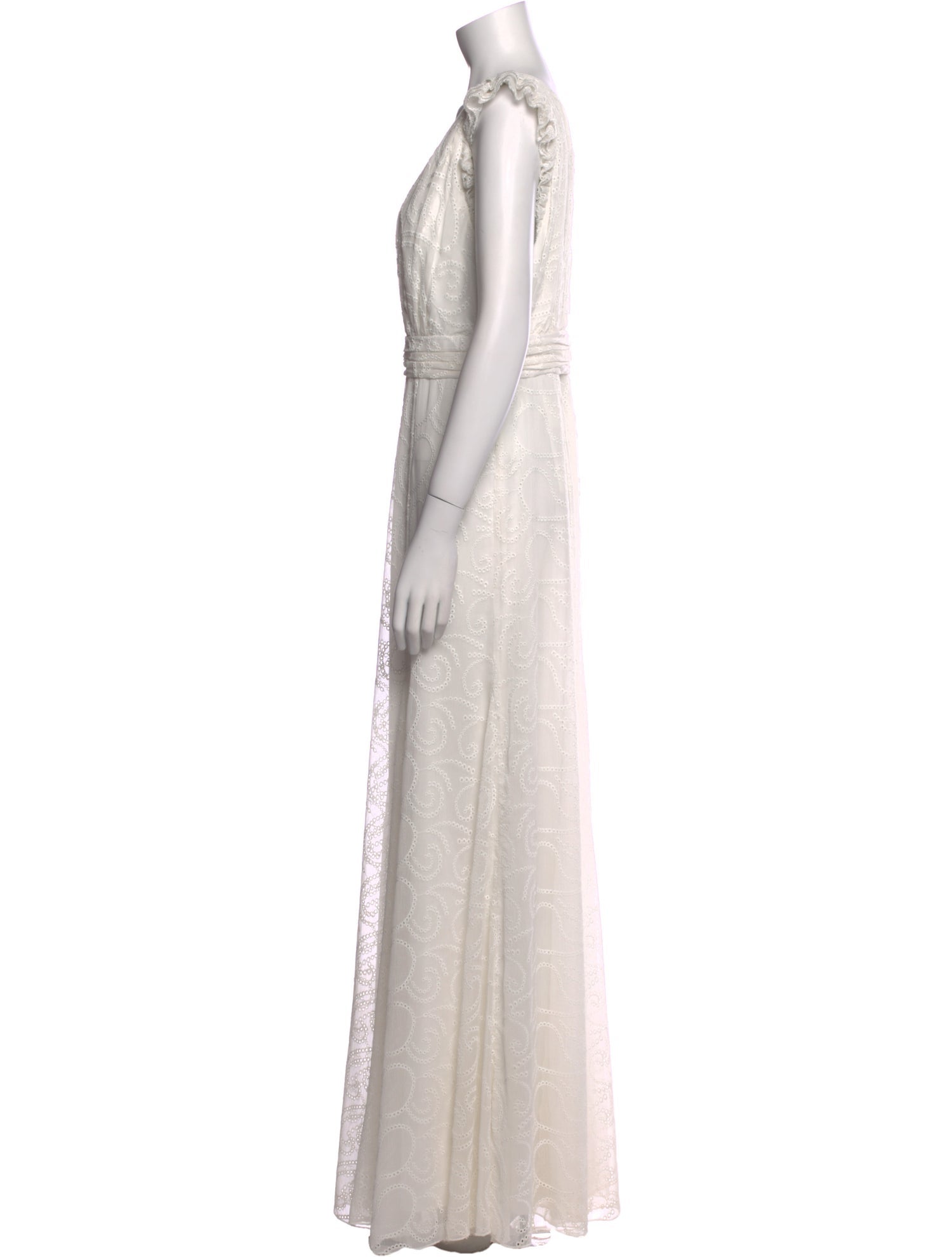 Alice + Olivia V-Neck Long Dress