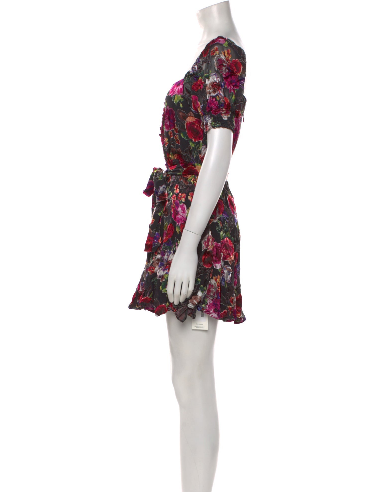 Alice + Olivia Floral Print Mini Dress