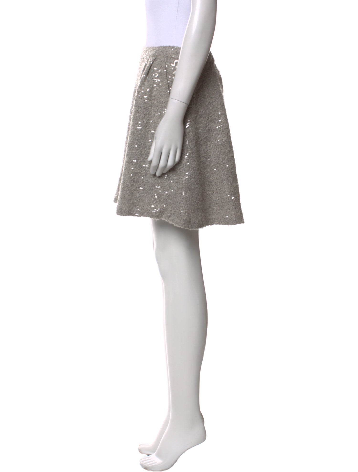 Alice + Olivia Sequin Embellishments Mini Skirt