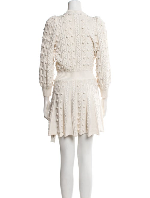 Alice + Olivia Lace Pattern Mini Dress