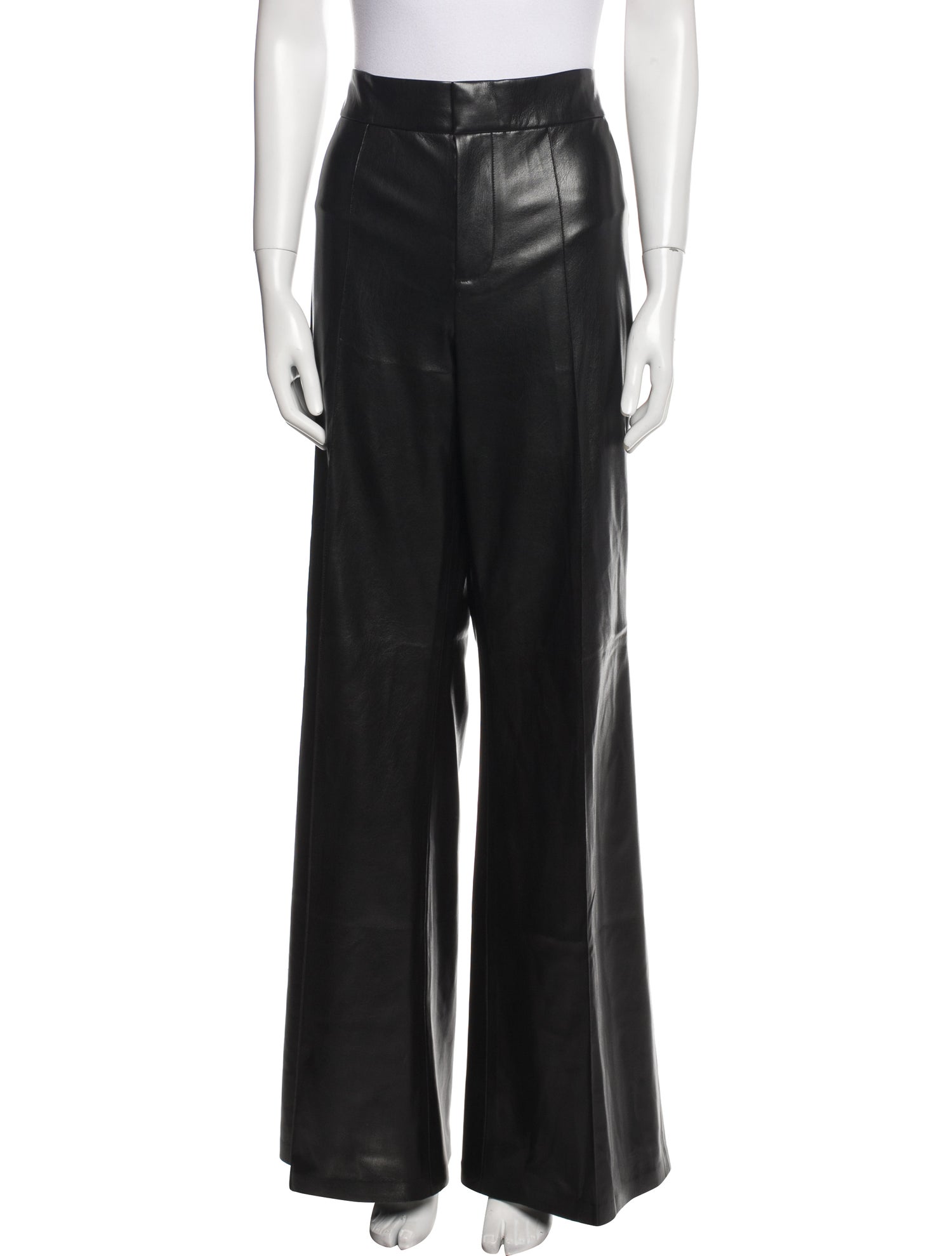 Alice + Olivia Faux Leather Wide Leg Pants