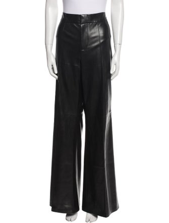 Alice + Olivia Faux Leather Wide Leg Pants
