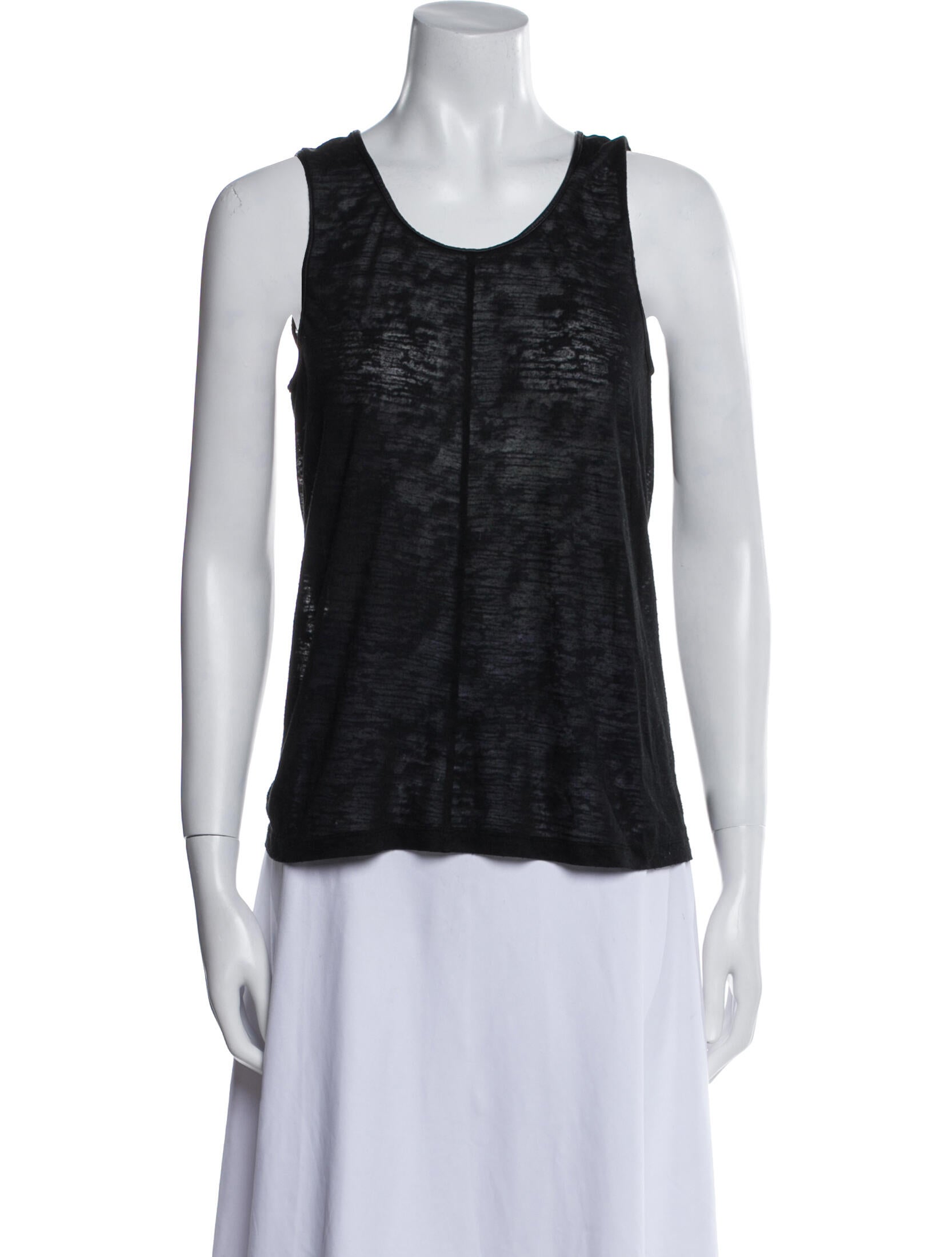 Alice + Olivia Scoop Neck Sleeveless Top
