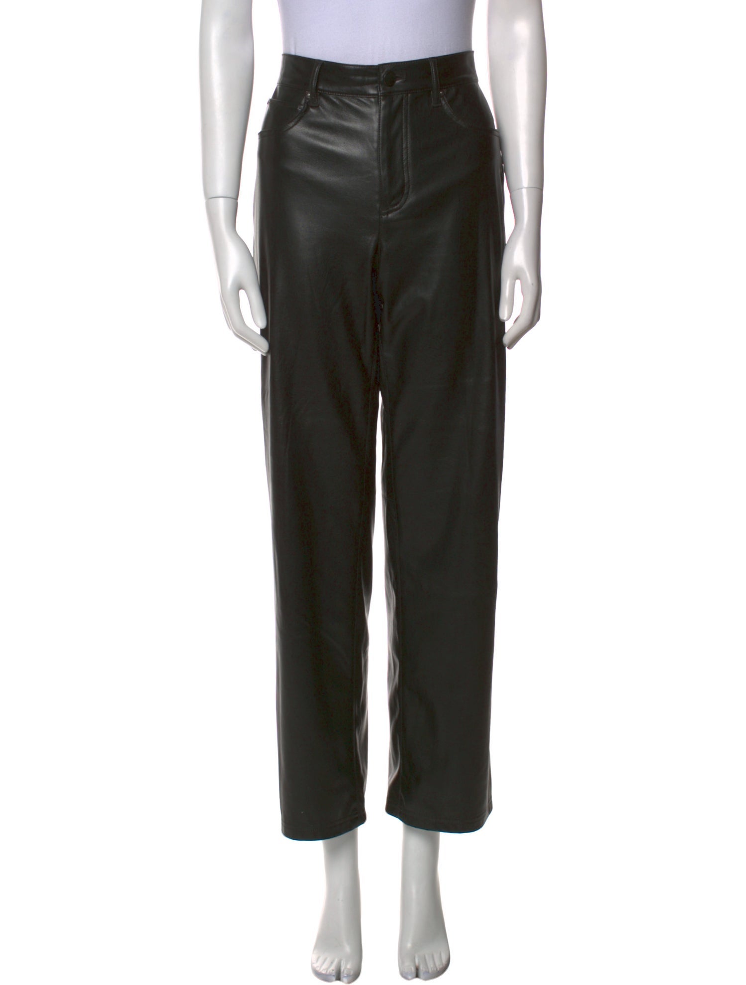 Alice + Olivia Faux Leather Wide Leg Pants