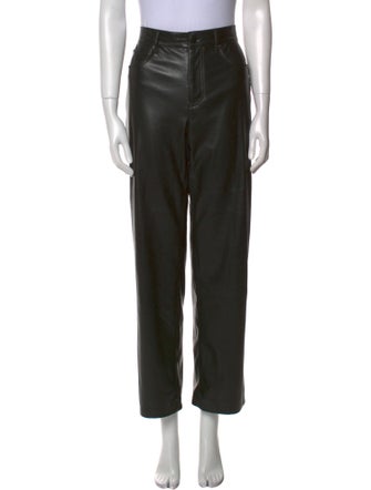 Alice + Olivia Faux Leather Wide Leg Pants