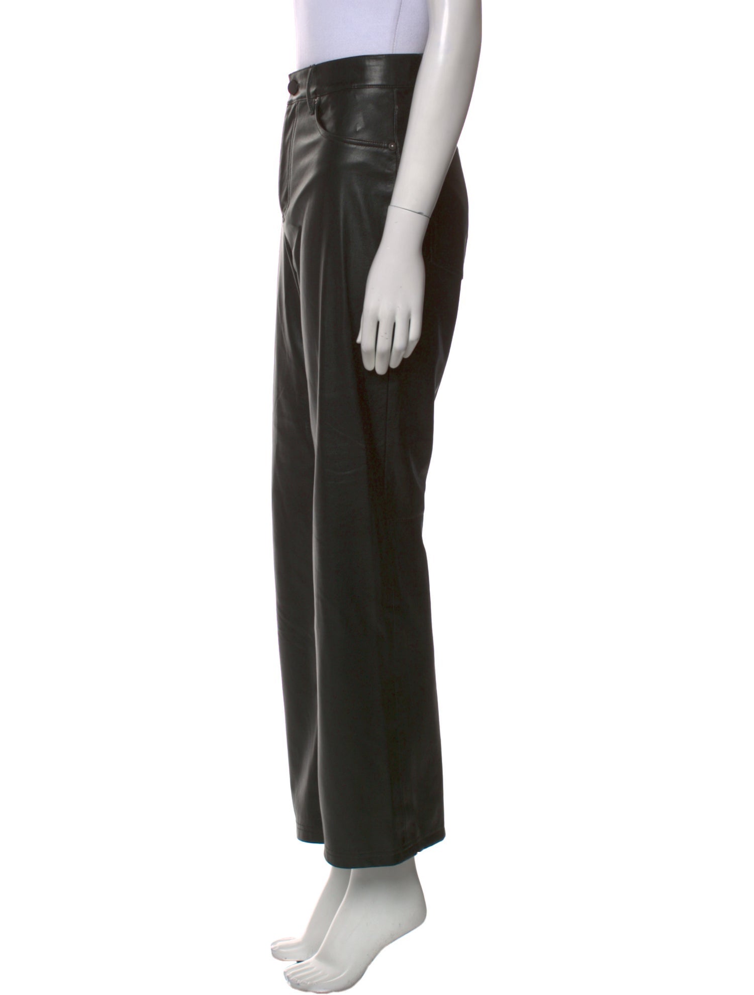 Alice + Olivia Faux Leather Wide Leg Pants