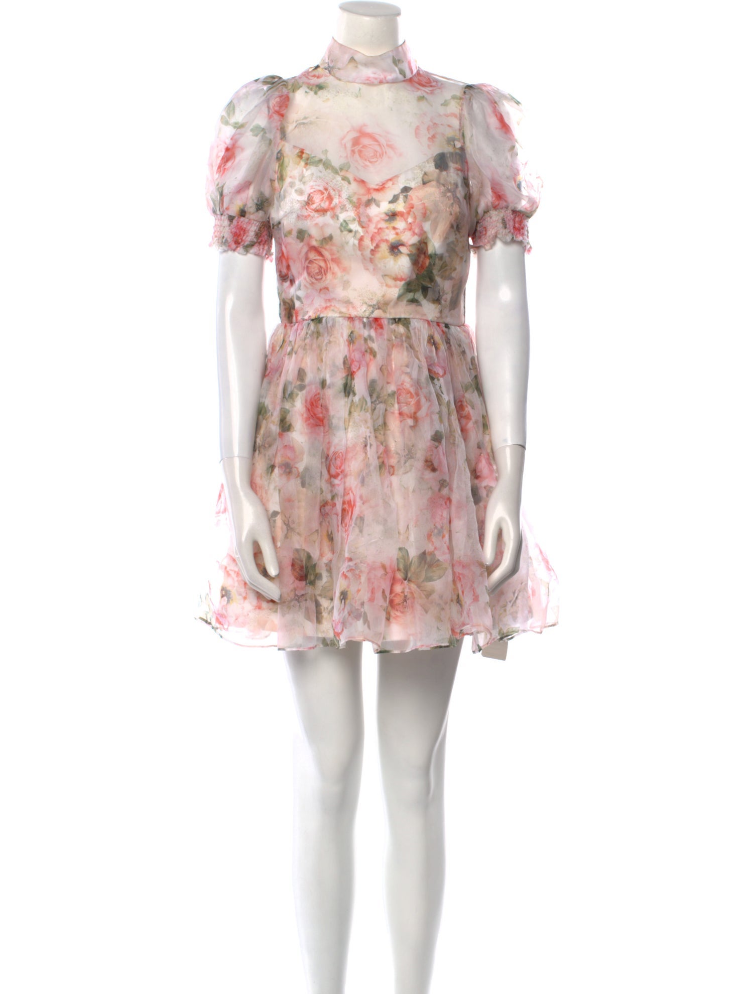 Alice + Olivia Silk Mini Dress