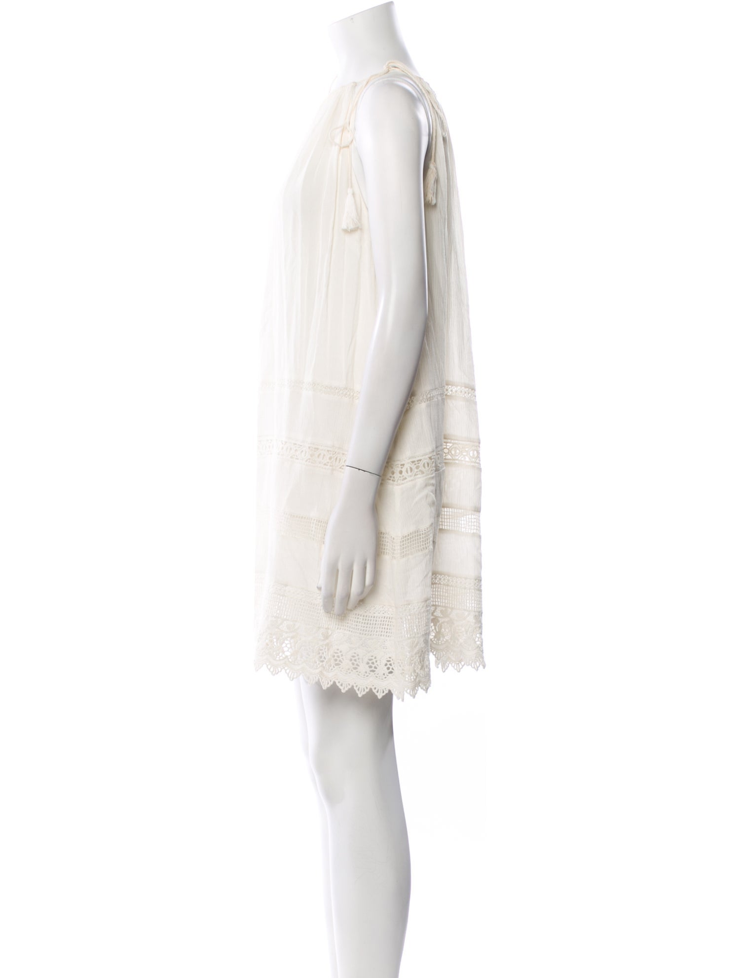 Alice + Olivia Crew Neck Knee-Length Dress