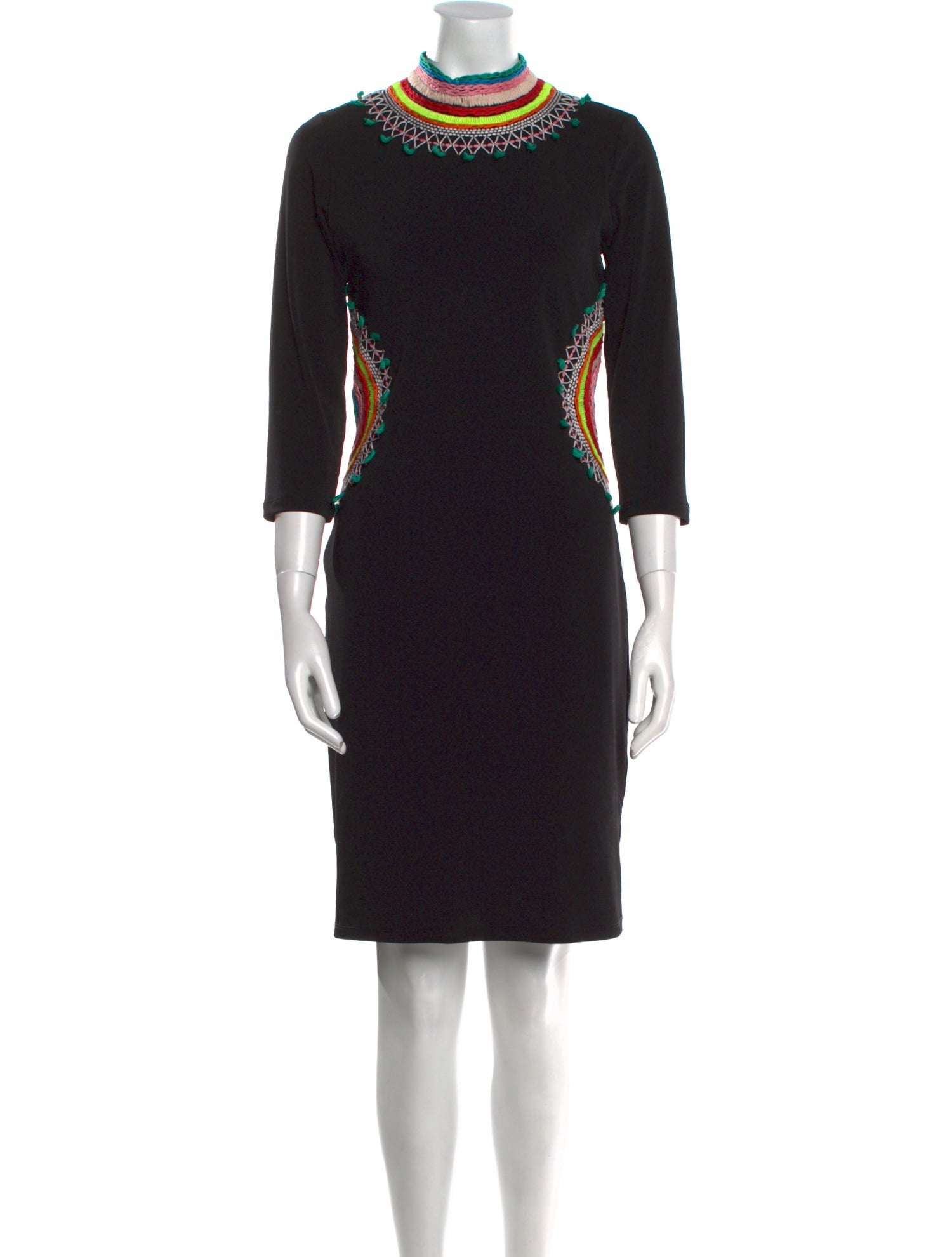 Alice + Olivia Turtleneck Midi Length Dress