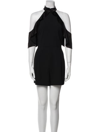 Alice + Olivia Mock Neck Romper