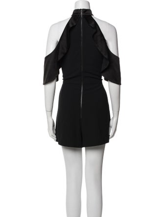 Alice + Olivia Mock Neck Romper