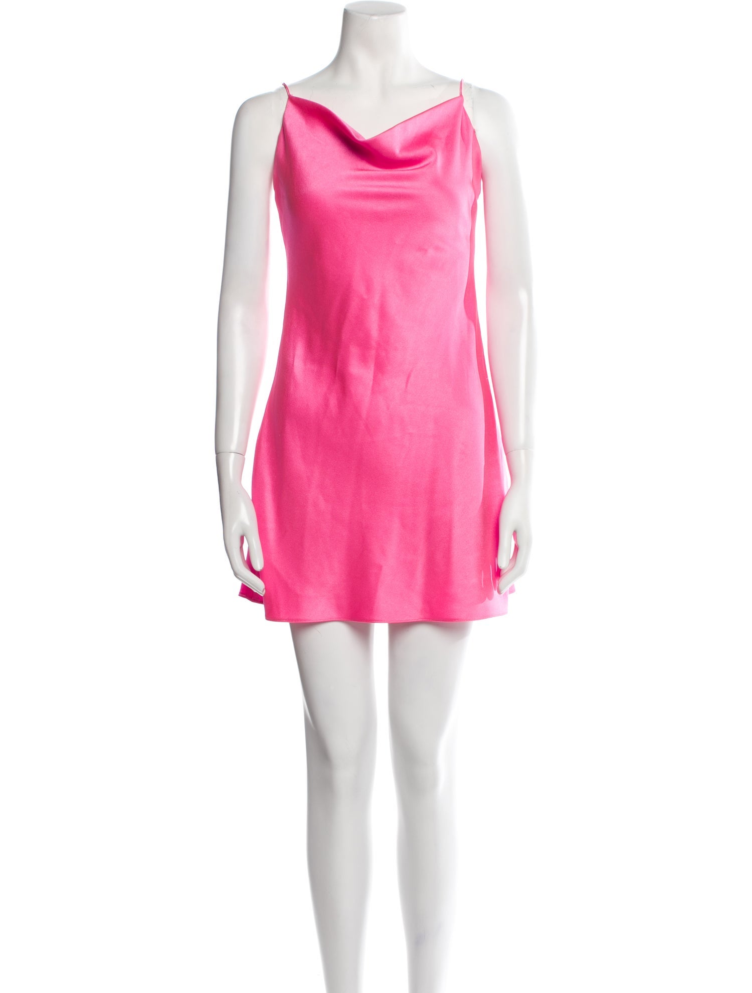 Alice + Olivia Cowl Neck Mini Dress