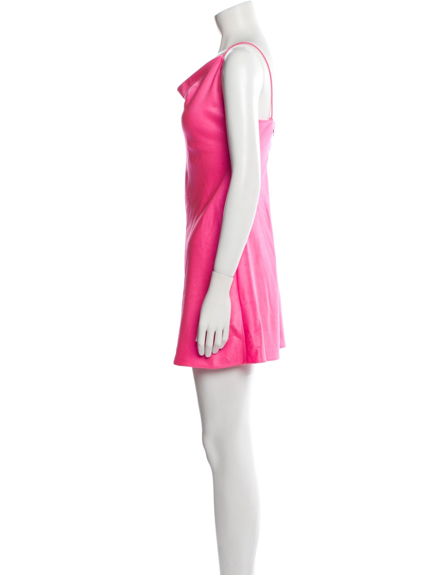 Alice + Olivia Cowl Neck Mini Dress