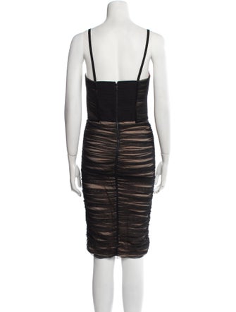 Alice + Olivia Square Neckline Knee-Length Dress