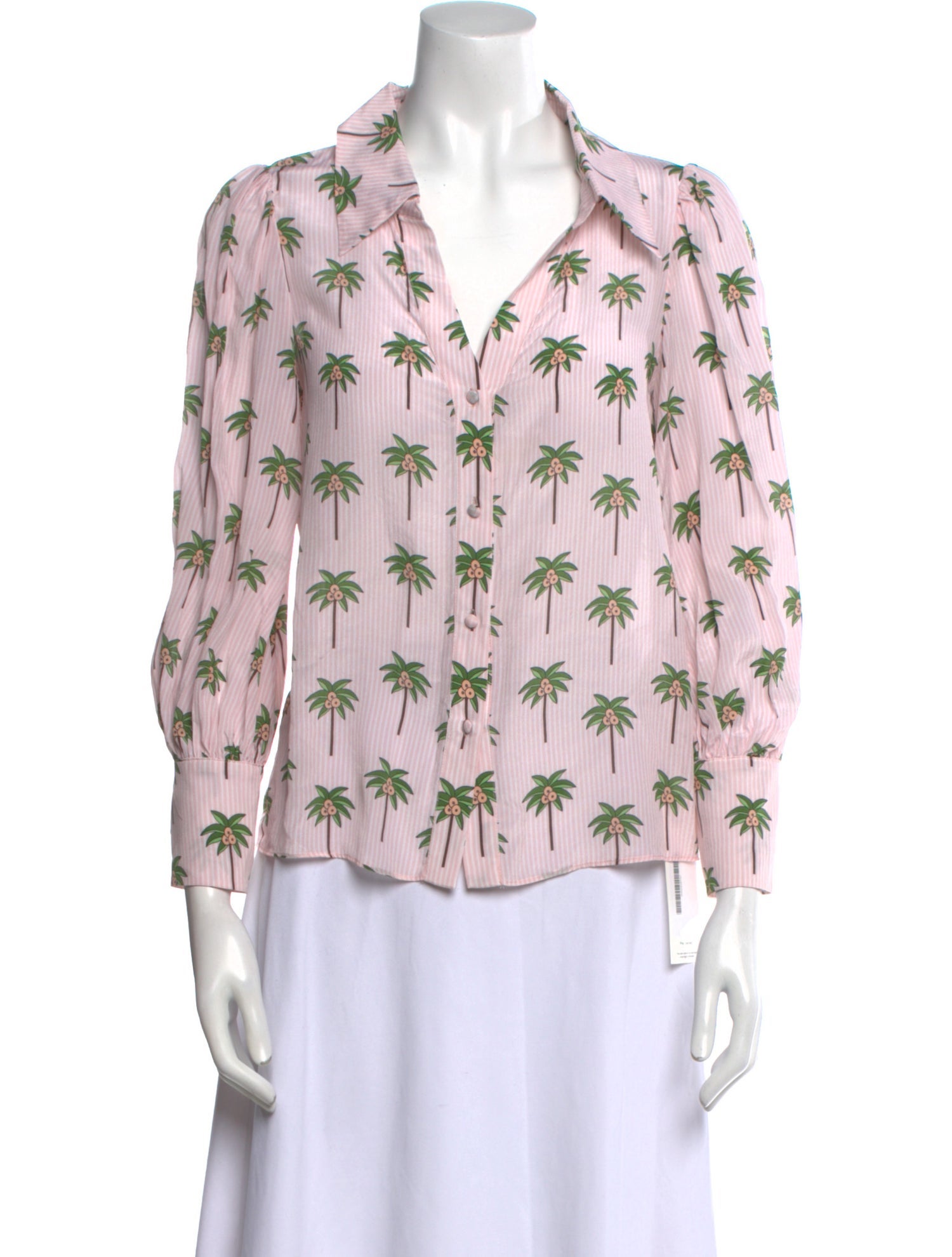 Alice + Olivia Silk Printed Blouse