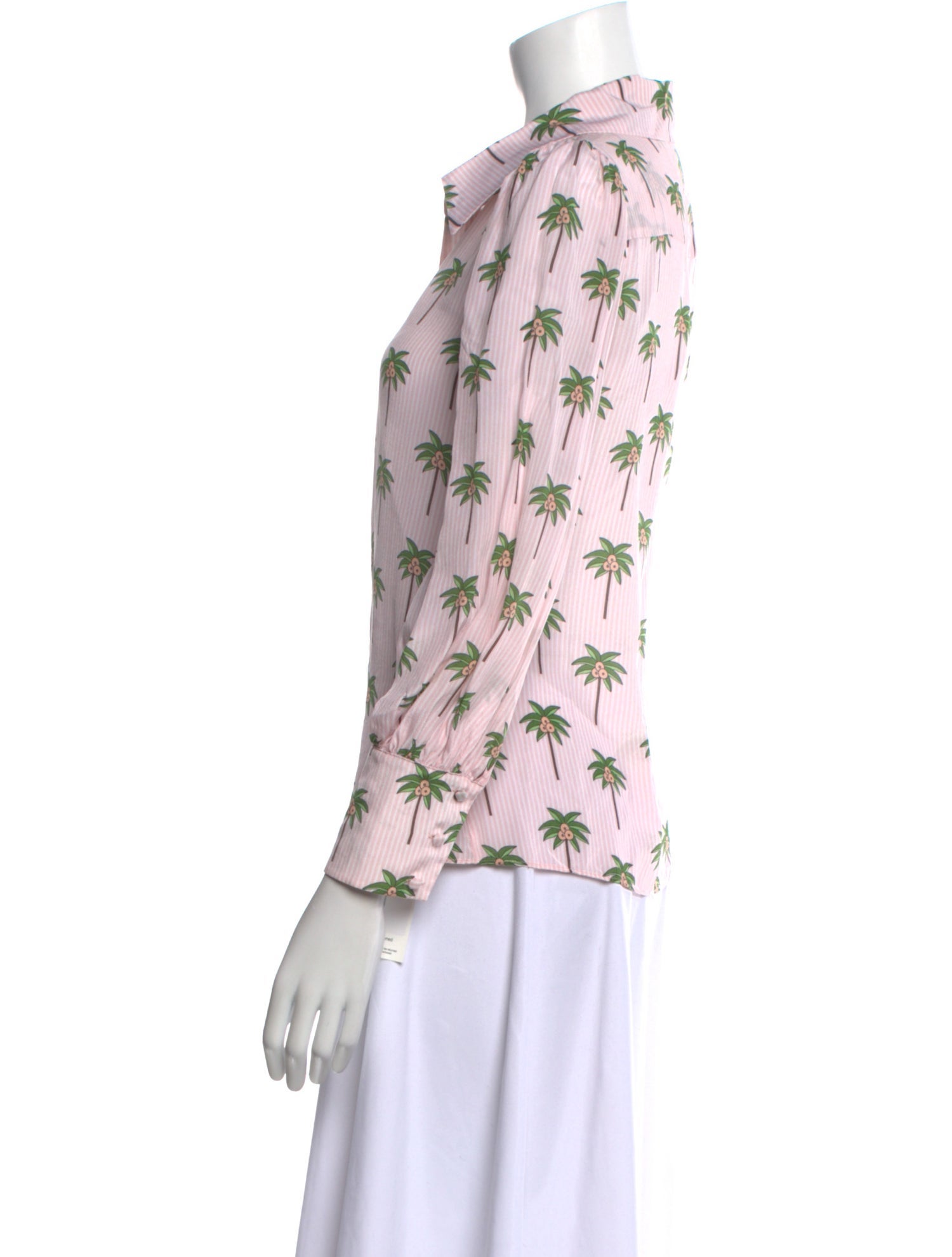 Alice + Olivia Silk Printed Blouse