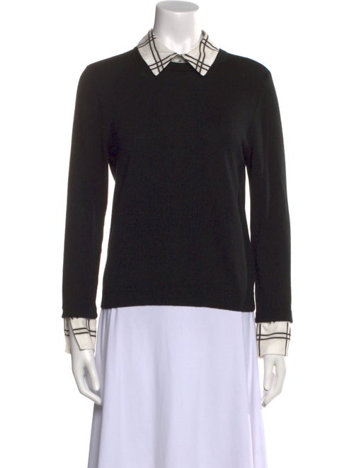 Alice + Olivia Wool Long Sleeve Top