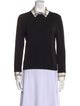 Alice + Olivia Wool Long Sleeve Top