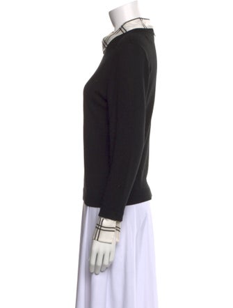 Alice + Olivia Wool Long Sleeve Top