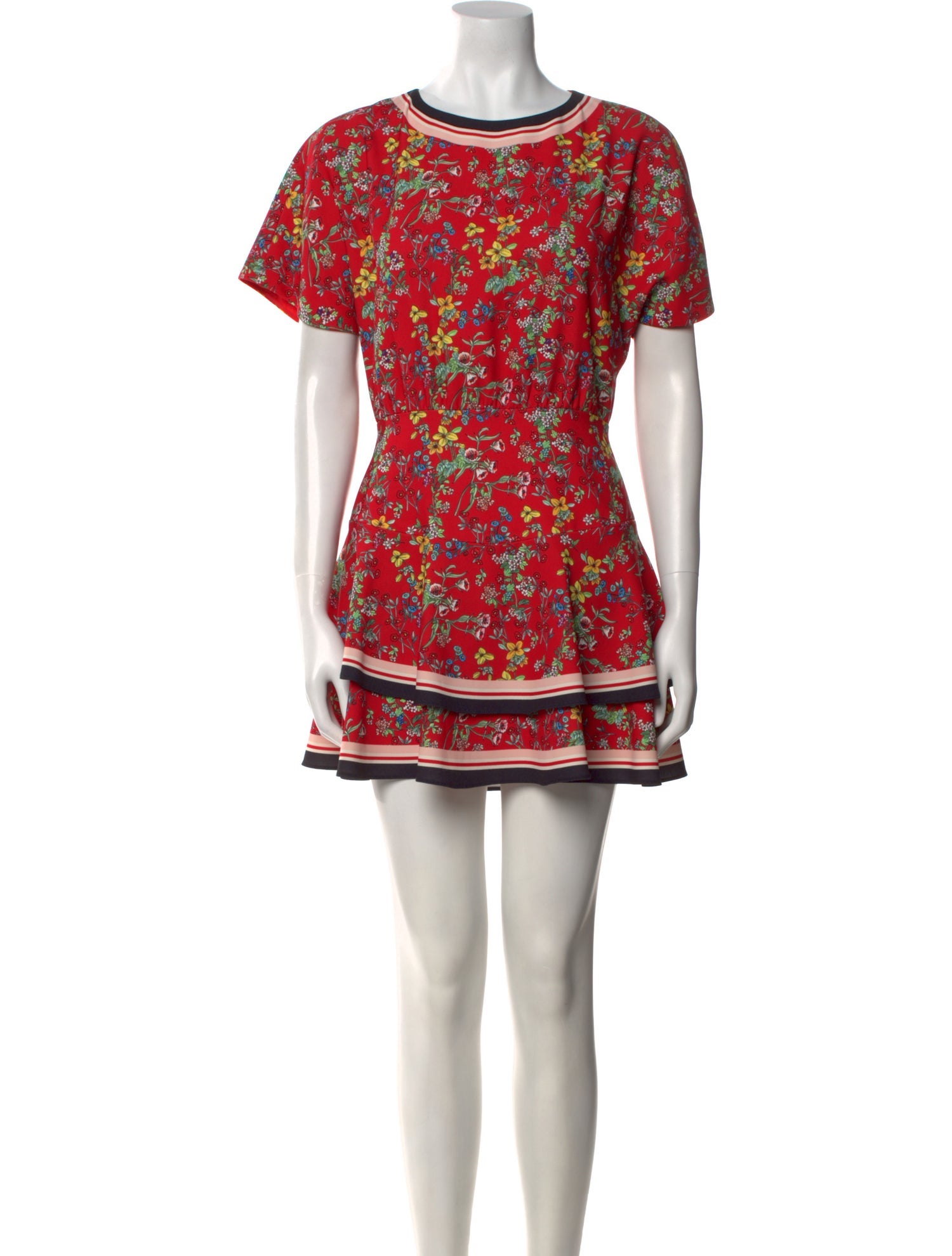Alice + Olivia Floral Print Mini Dress