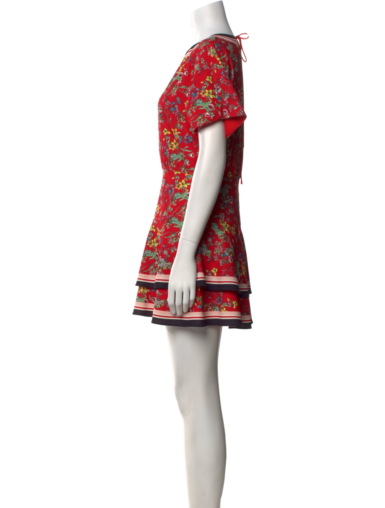 Alice + Olivia Floral Print Mini Dress