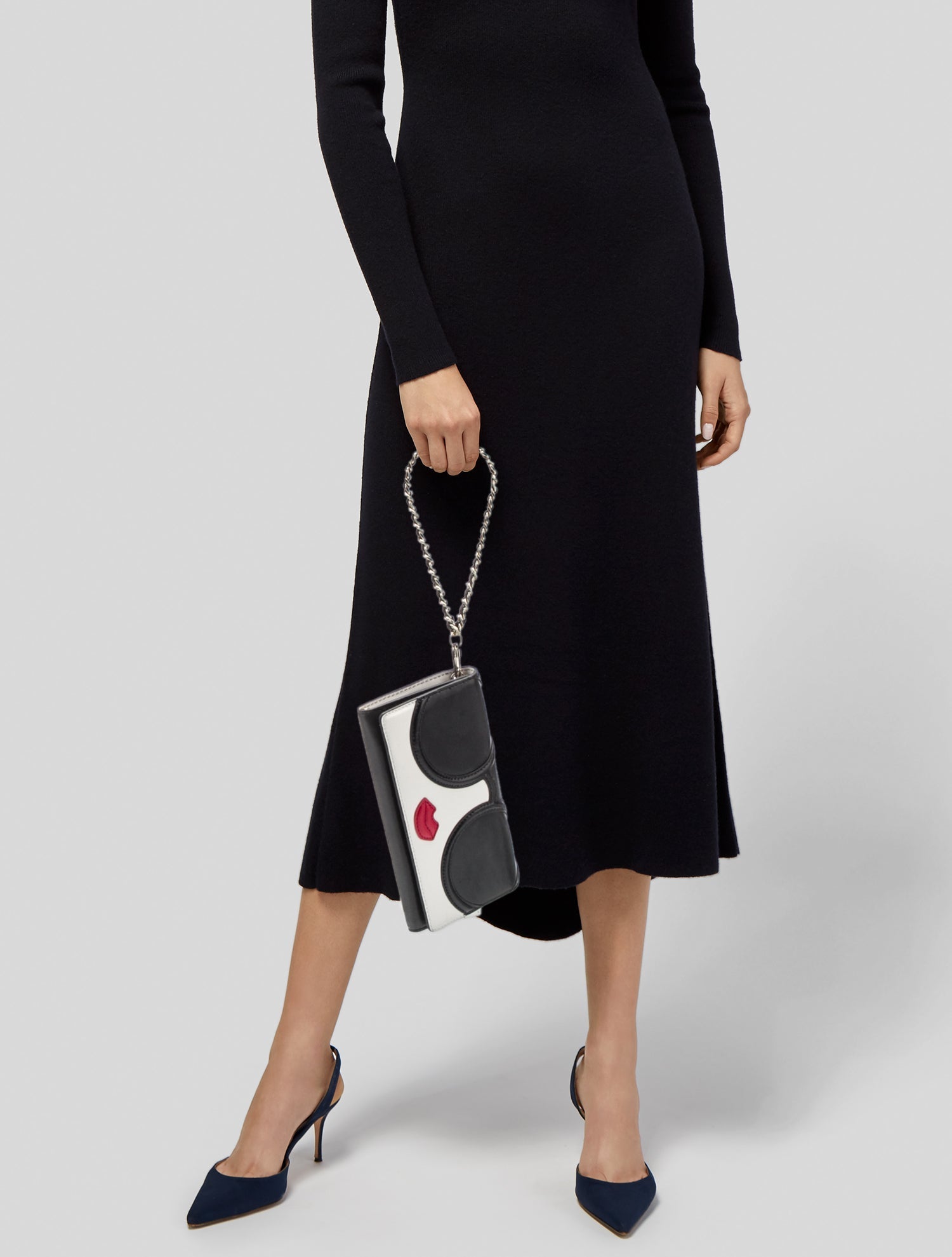 Alice + Olivia Leather Clutch