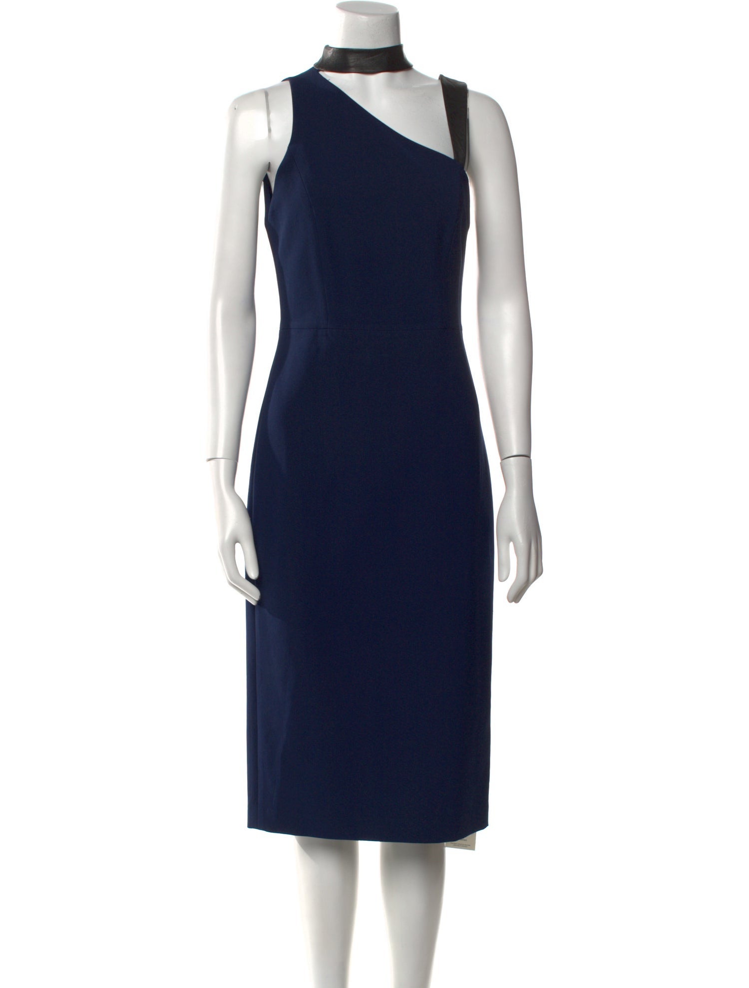 Alice + Olivia Mock Neck Midi Length Dress