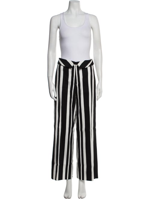 Alice + Olivia Linen Striped Pant Set