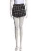 Alice + Olivia Tweed Pattern Mini Shorts
