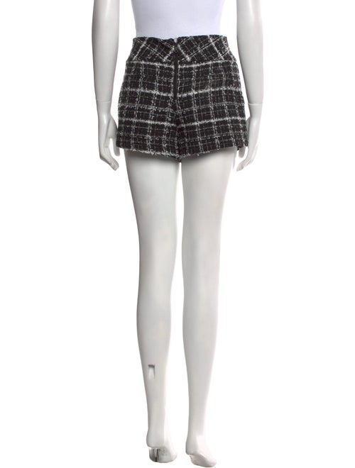 Alice + Olivia Tweed Pattern Mini Shorts