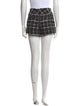 Alice + Olivia Tweed Pattern Mini Shorts