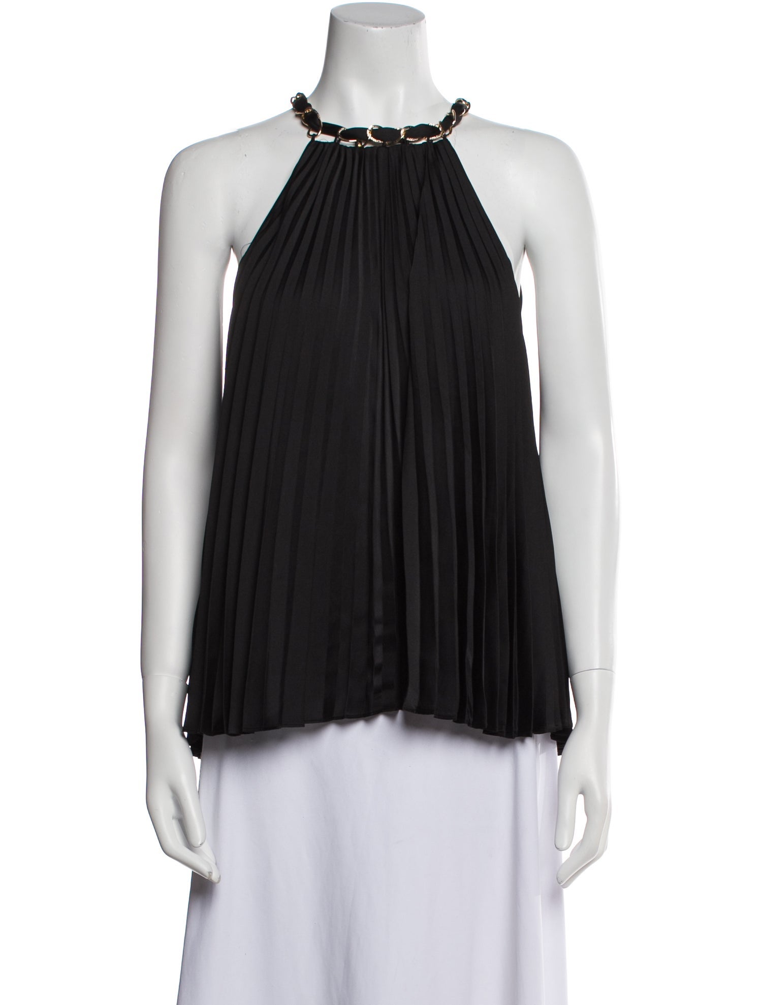 Alice + Olivia Halterneck Sleeveless Blouse