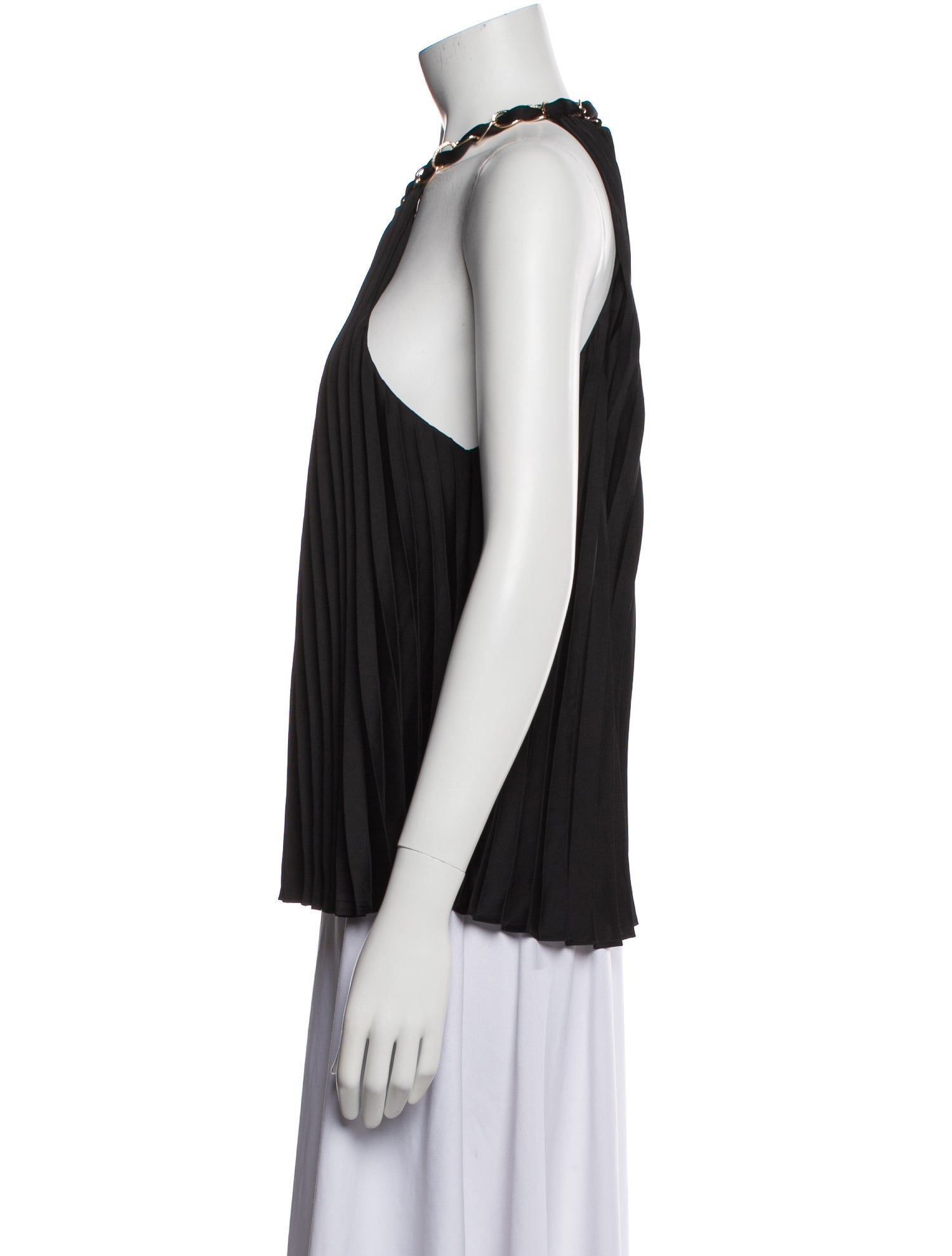 Alice + Olivia Halterneck Sleeveless Blouse