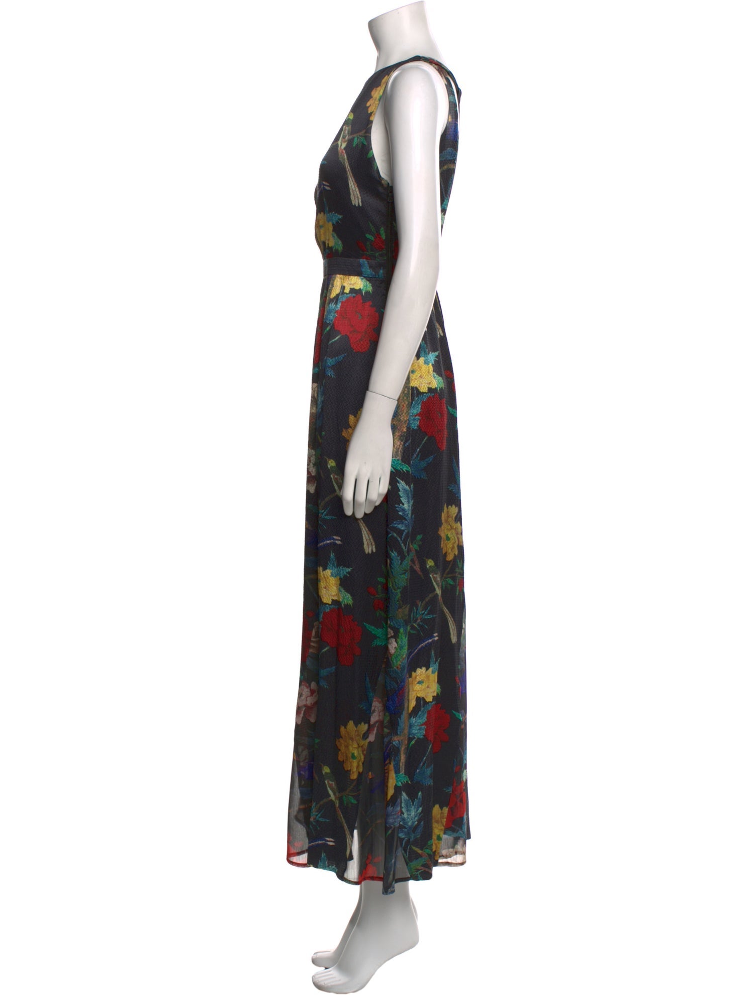 Alice + Olivia Silk Long Dress