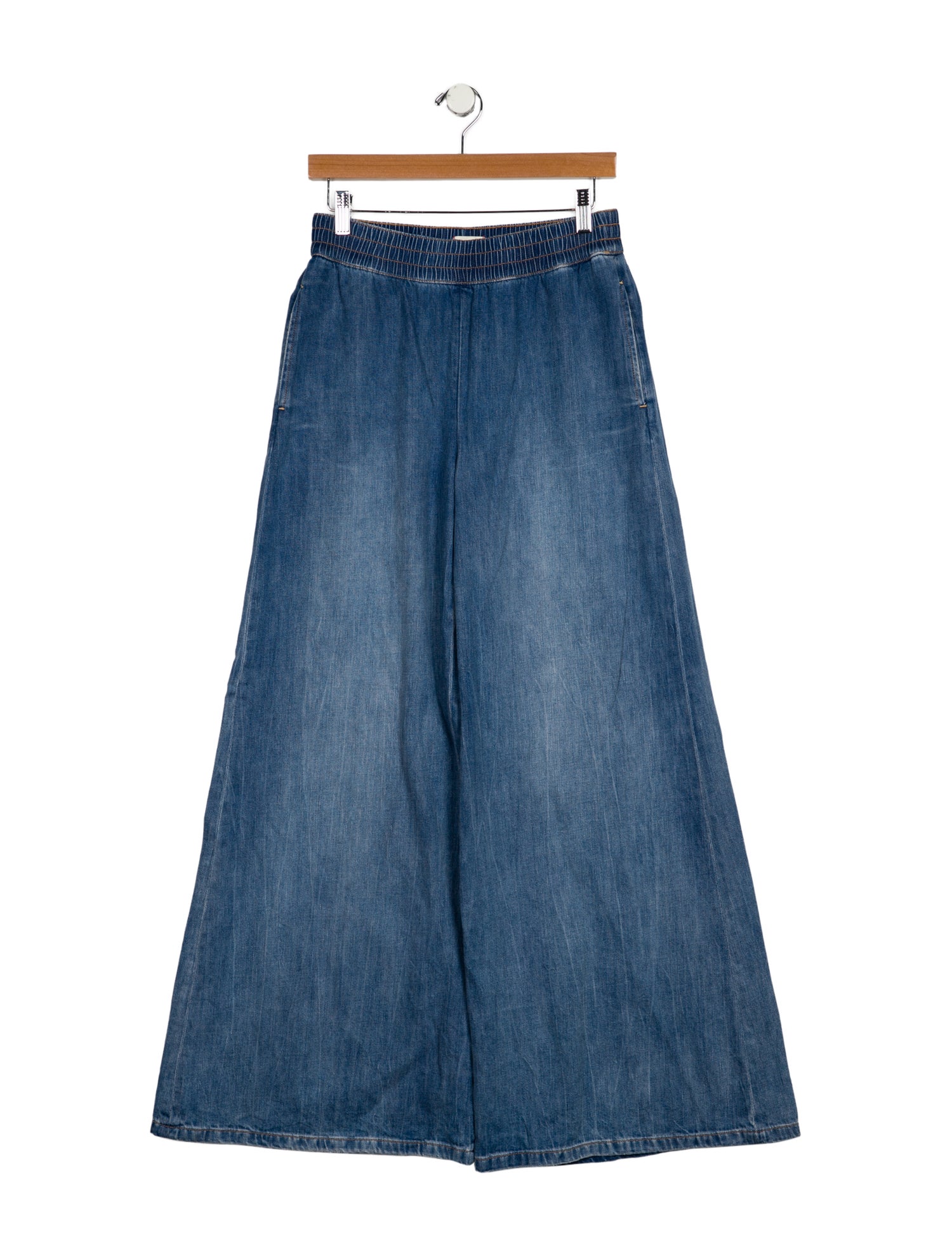 Alice + Olivia High-Rise Wide Leg Jeans