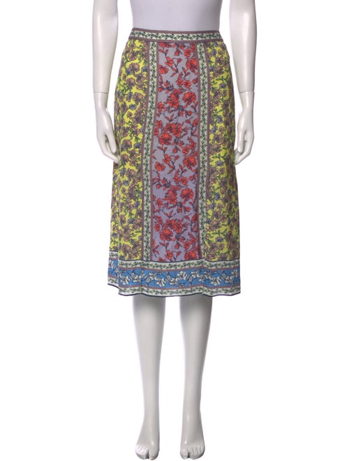 Alice + Olivia Floral Print Knee-Length Skirt