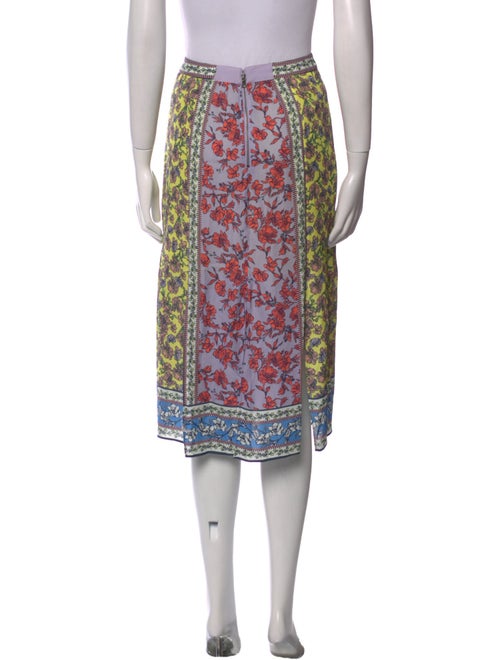Alice + Olivia Floral Print Knee-Length Skirt