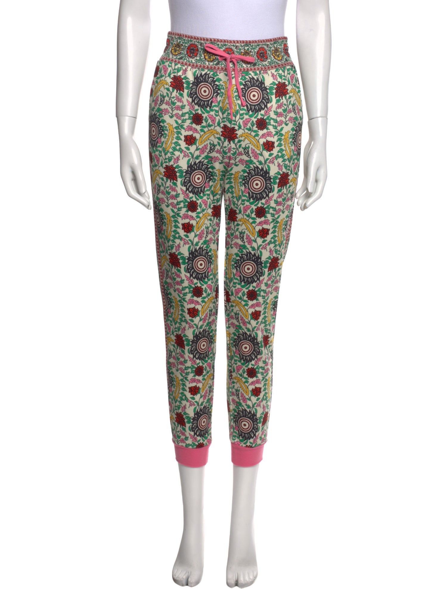 Alice + Olivia Floral Print Skinny Leg Pants